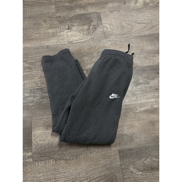 Nike Fleece Sweatpants Dark Gray Comfortable Casual Wear Size Small - Picture 1 of 4